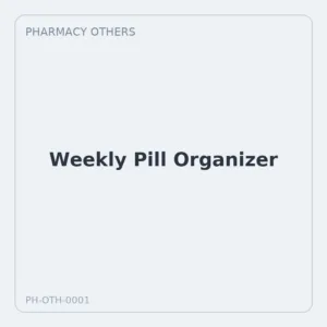 Weekly Pill Organizer